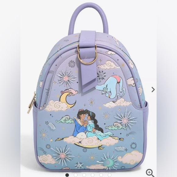 Disney Handbags - Our Universe Disney Aladdin Characters in the Sky Mini Backpack